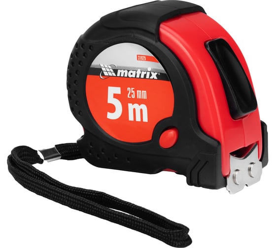 Рулетка 5 м х 25 мм Status magnet fixation MATRIX 31029 1