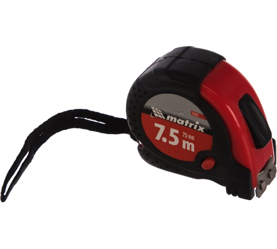 Рулетка 7,5 м х 25 мм Status magnet fixation MATRIX 31031