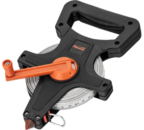 Рулетка геодезическая SPARTA, 30 м × 10 мм, лента ПВХ, открытый корпус 314355