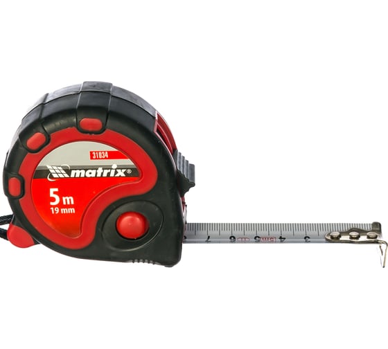 Рулетка 5 м х 19 мм Status 3 fixations MATRIX 31034