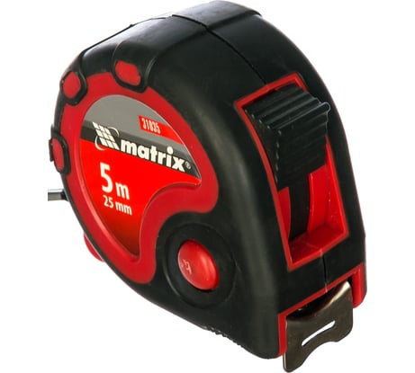 Рулетка 5 м х 25 мм Status 3 fixations MATRIX 31035