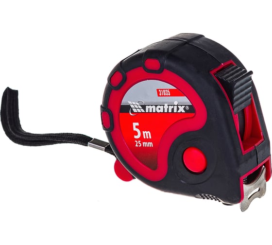 Рулетка 5 м х 25 мм Status 3 fixations MATRIX 31035