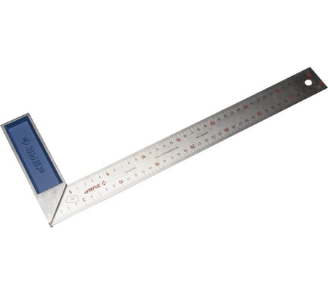 Столярный угольник ЗУБР Эксперт нержавеющее полотно, 400мм 34393-40