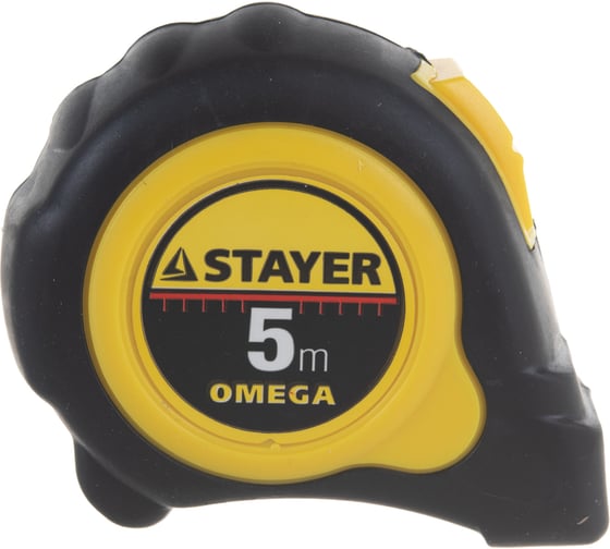 Рулетка с обрезиненным корпусом, 5мх25мм STAYER MASTER Autolock 3402-5_z01