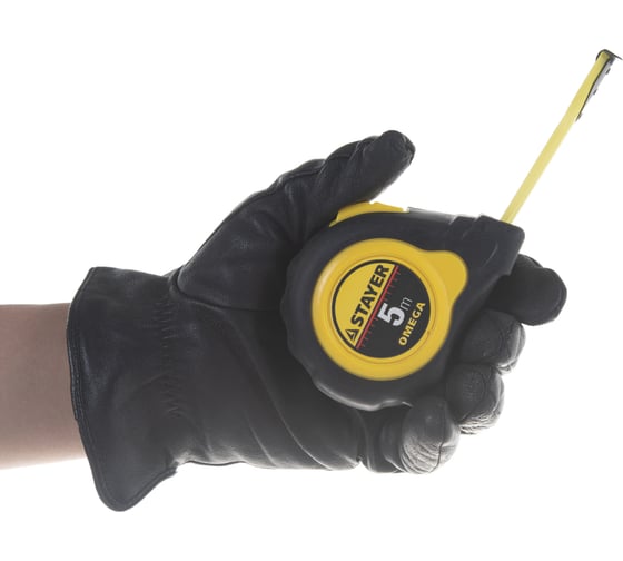 Рулетка с обрезиненным корпусом, 5мх25мм STAYER MASTER Autolock 3402-5_z01