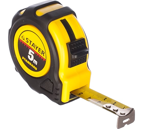 Измерительная рулетка 5х19мм STAYER STANDARD 34025-05