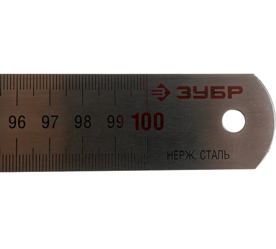 Двухсторонняя линейка 1 м ЗУБР 34280-1.2-100