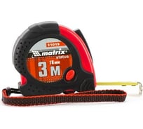 Рулетка 3 м х 16 мм MATRIX Status magnet fixation 31019