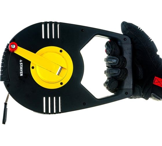 Мерная геодезийная лента 50 м х 13 мм RACER STAYER 2-34186-050