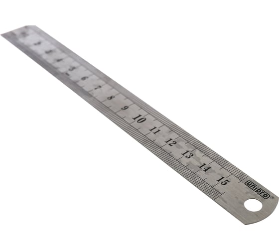 Линейка из нержавеющей стали 150х19х0,6 мм UNIPRO 16801U