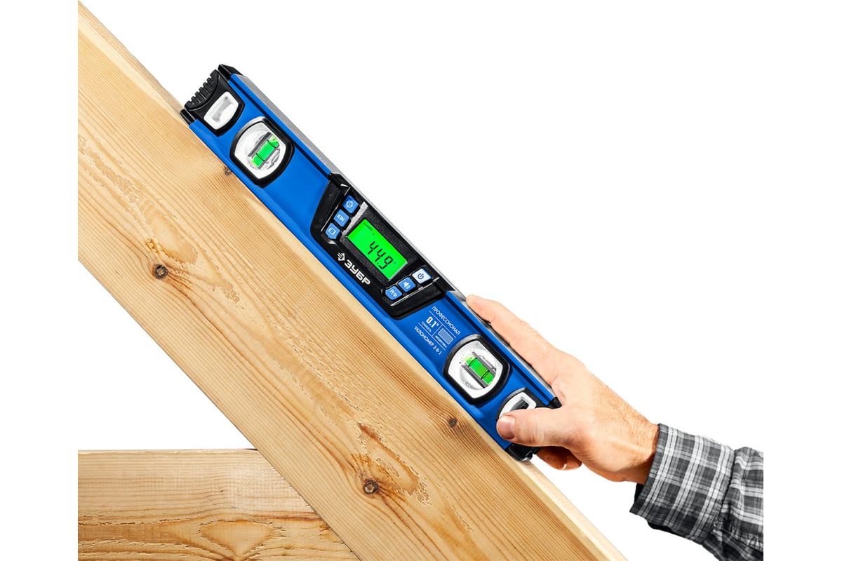 Уровень-уклономер ЗУБР Профессионал Горизонт 400 мм 34286 - выгодная ...