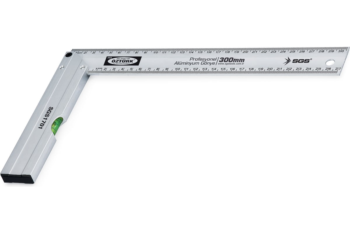 Угольник столяра SGS алюминиевый профессиональный 400мм 1703SGS ...