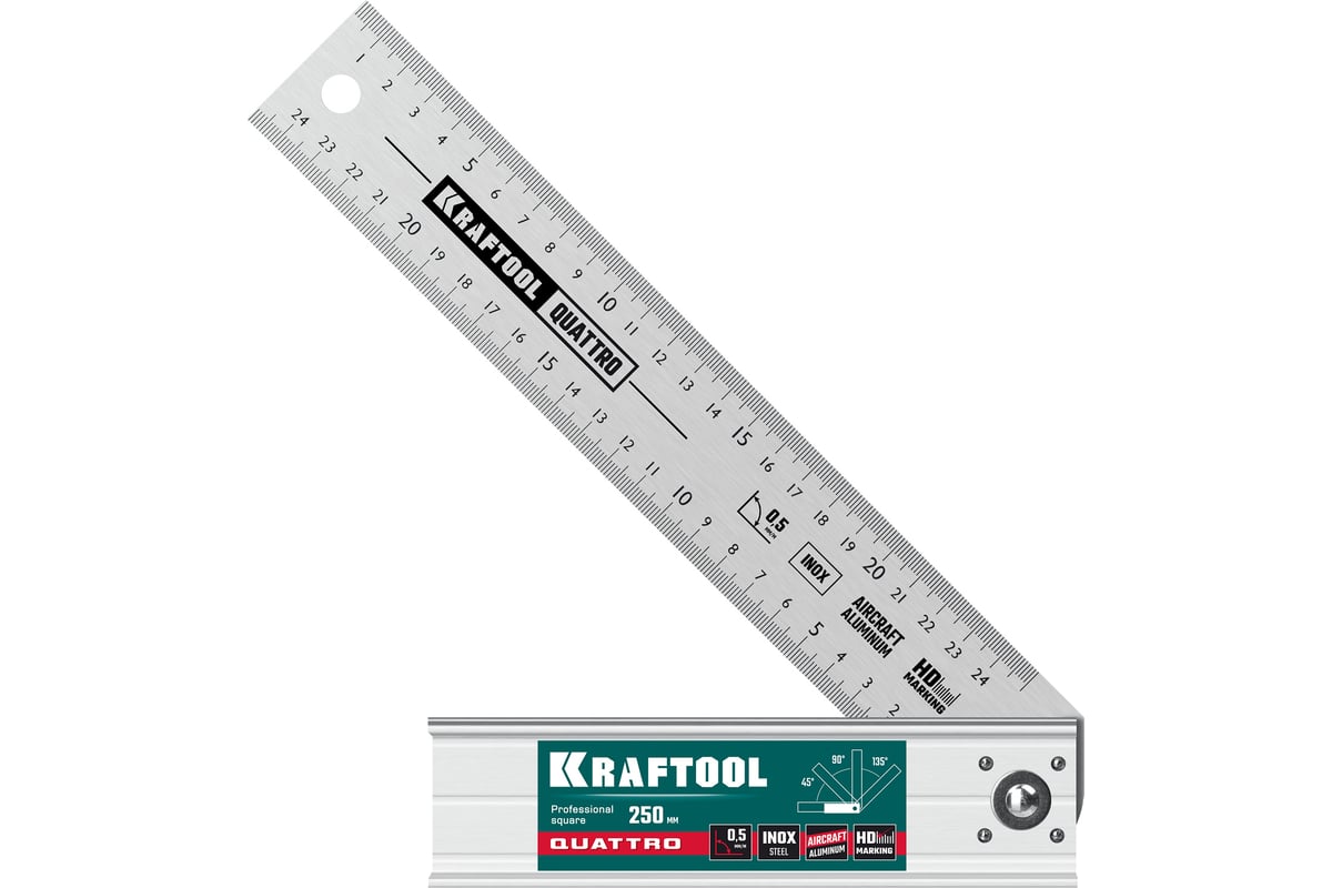 Складной столярный угольник KRAFTOOL Quattro 250 мм 3444 - выгодная ...