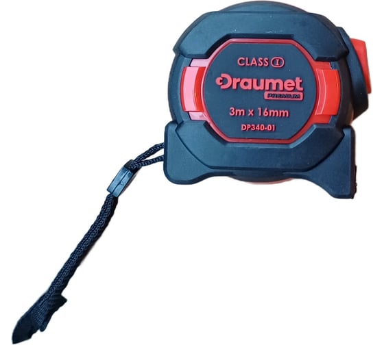 Рулетка DRAUMET PREMIUM 3 м x 16 мм DP340-01