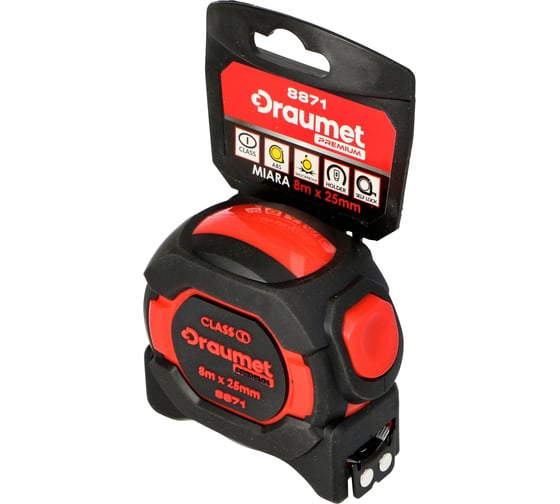 Рулетка DRAUMET PREMIUM 8 м x 25 мм DP340-03