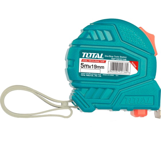 Рулетка TOTAL 5 м, 19 мм TMT126351M 1