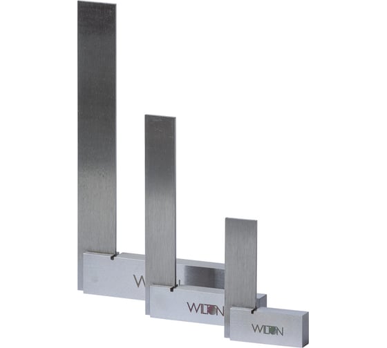 Набор прецизионных угольников WILTON SS/A/2-4-6 50,100,150мм 11761RU 1