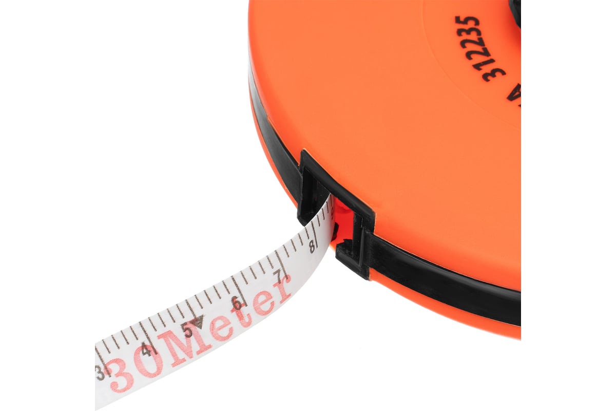 Геодезическая рулетка SPARTA 30 м, 12,5 мм, лента ПВХ, закрытый круглый ...
