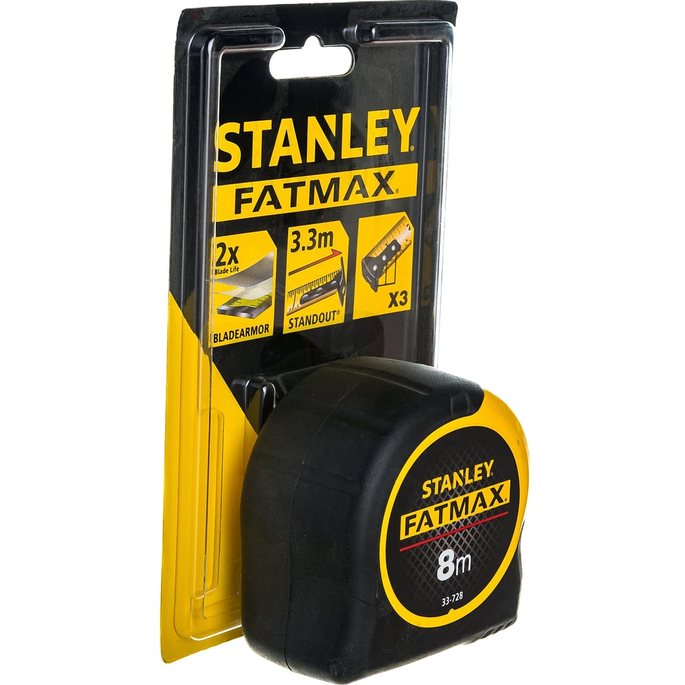Рулетка FATMAX 8 м х 32 мм Stanley 0-33-728 - выгодная цена, отзывы ...