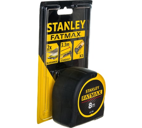 Рулетка FATMAX 8 м х 32 мм Stanley 0-33-728