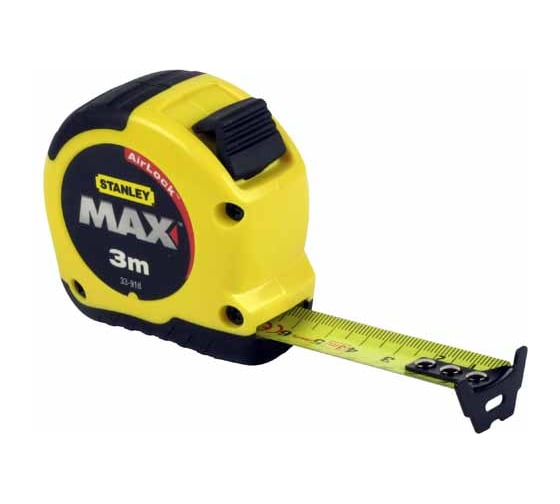 Рулетка MAX SHORT 3 м x 19 мм Stanley 0-33-918