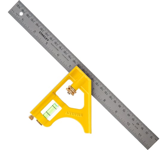 Комбинированный угольник Stanley 300 мм 2-46-028