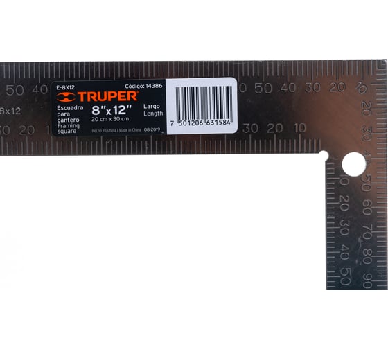 Измерительный угольник Truper E-8X12 14386