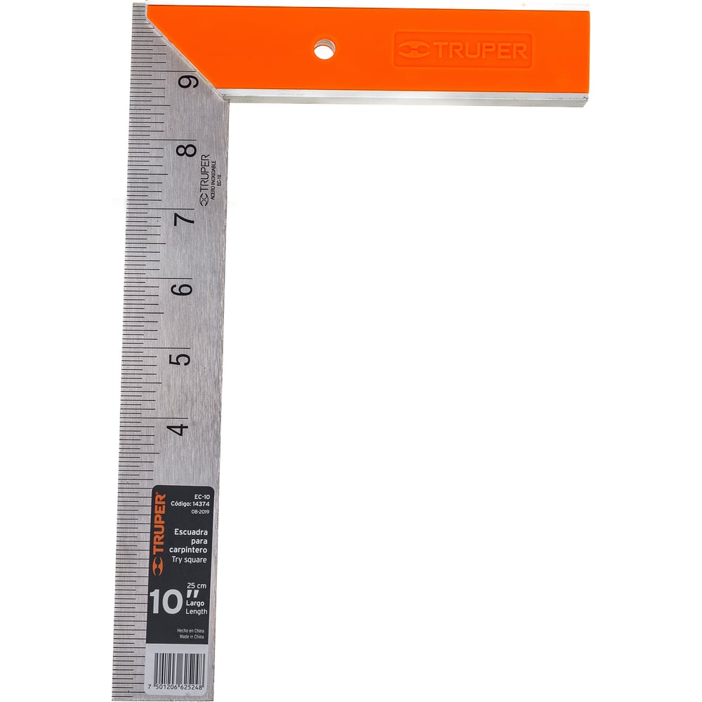 Измерительный угольник столяра Truper EC-10 14374 - выгодная цена ...