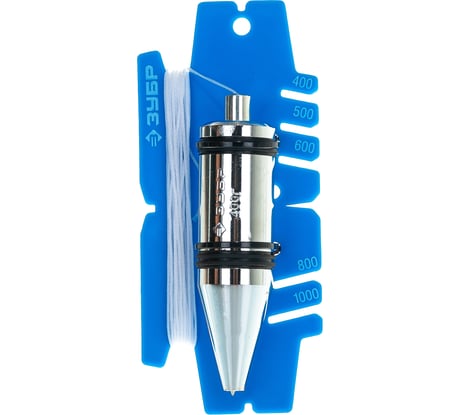 Строительный отвес со шнуром и безопасным наконечником, 400 г ЗУБР ЭКСПЕРТ 06347-40_z01