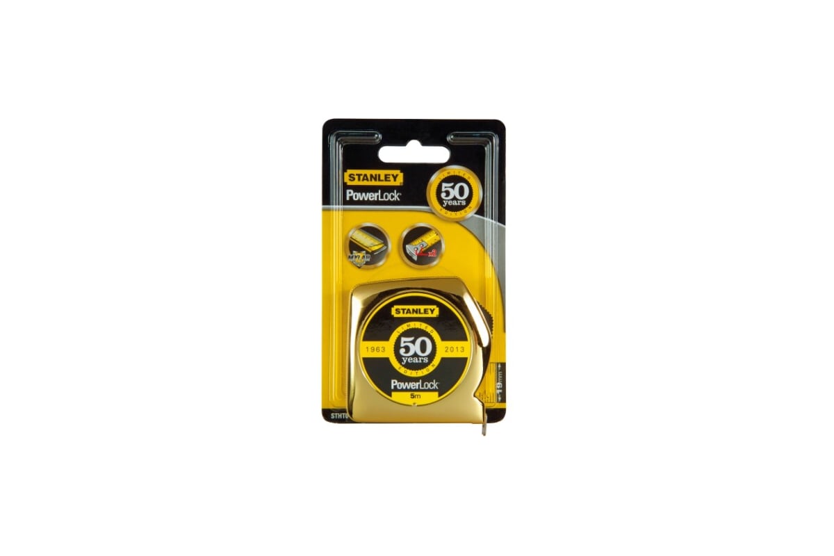 Рулетка 5 м Stanley Powerlock STHT0-33353 0-33-353 - выгодная цена, отзывы,  характеристики, фото - купить в Москве и РФ