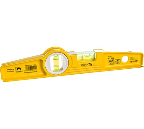Магнитный уровень STABILA тип 81SM, 25 см в чехле на пояс 02511