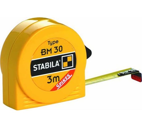 Рулетка STABILA тип BM 30 SP 3м х 12,5мм 16450