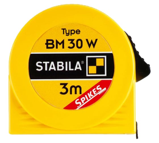 Рулетка STABILA тип BM 30 W SP 3м х 16мм с окошком 16456