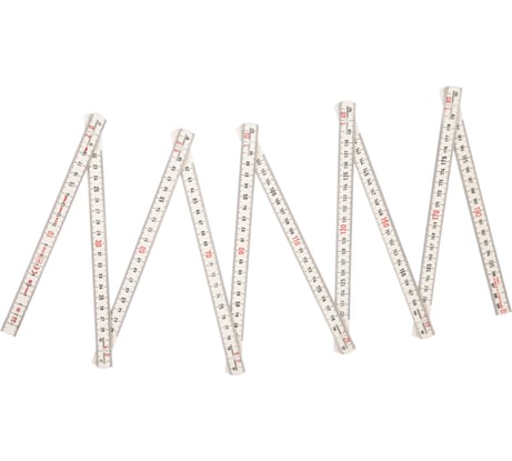 Метр STABILA складной пластмассовый Тип 1007 2м х 16мм 01001