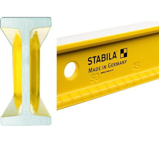 Уровень STABILA тип 82S, 40cм литой профиль 1верт.,1гориз.,точн. 0,5мм/м 2593