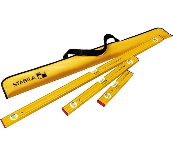 Набор уровней STABILA  PRO SET 80AS 120 см, 60 см, 30 см, сумка 19714