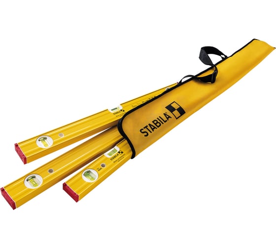 Набор уровней STABILA  PRO SET 80AS 120 см, 60 см, 30 см, сумка 19714