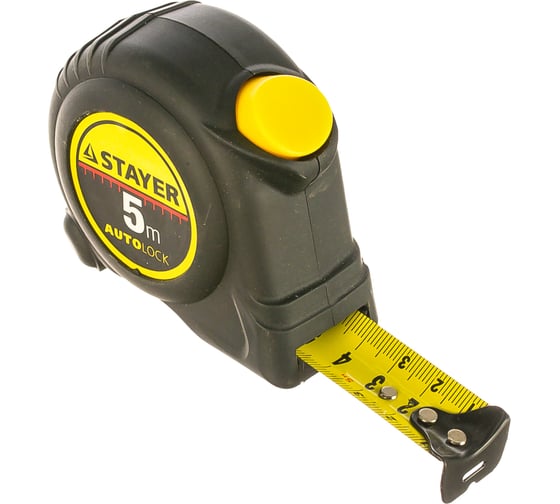 Рулетка 5мх25мм Stayer AUTOLOCK -34126-05-25_z01 1