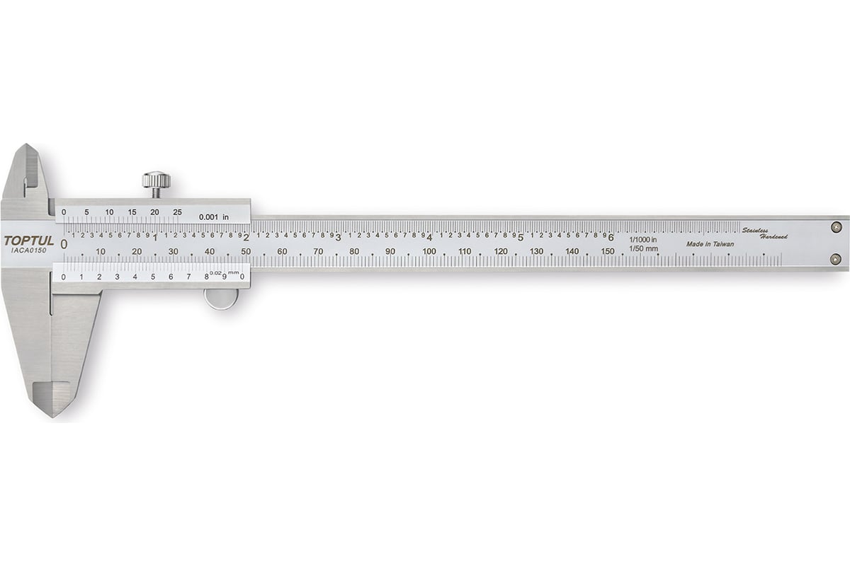 Toptul Ruler Штангенциркуль TOPTUL 150 мм IACA0150 - выгодная цена, отзывы ...