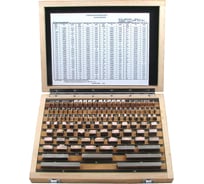 Набор концевых мер длины CNIC ALDS 112 № 3, класс точности 2, меры от 0,5 до 100 мм, 112 шт. 62280