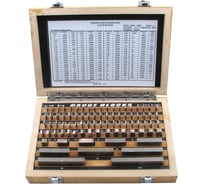 Набор концевых мер длины CNIC ALDS 83 № 1, класс точности 1, меры от 0,5 до 100 мм, 83 шт. 48874