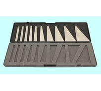 Набор мер плоского угла TLX ZT02-08 10 мер от 1гр до 30гр, ±20 70558