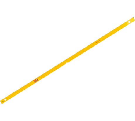 Алюминиевый желтый уровень с линейкой, 3 глазка 2000 мм SANTOOL 050202-200