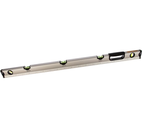 Алюминиевый уровень SANTOOL 1000 мм 5 глазков с линейкой 050201-100