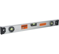 Алюминиевый уровень 2 глазка + 1 поворотный, 600 мм SANTOOL Рельс 050241-060