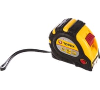 Рулетка TOPEX стальная лента 10 м x 32 мм магнит 2 кнопки паузы 27C340