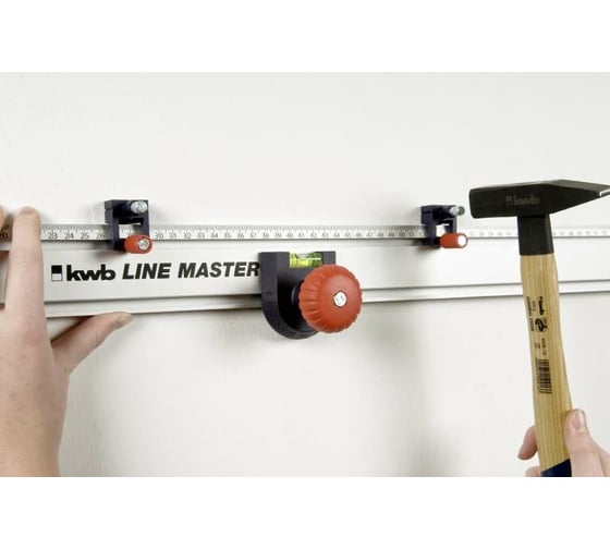 Рукоятка с уровнем + маркеры (2 шт) LINE MASTER KWB 7848-00