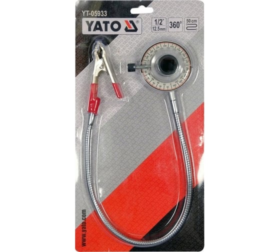 Угломер для динамометрического ключа YATO 1/2", с "крокодилом YT-05933