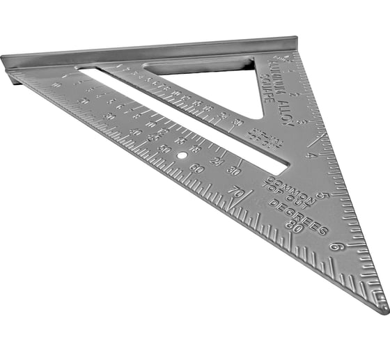 Столярный угольник плотника vertextools алюминий, 180мм 3040-180
