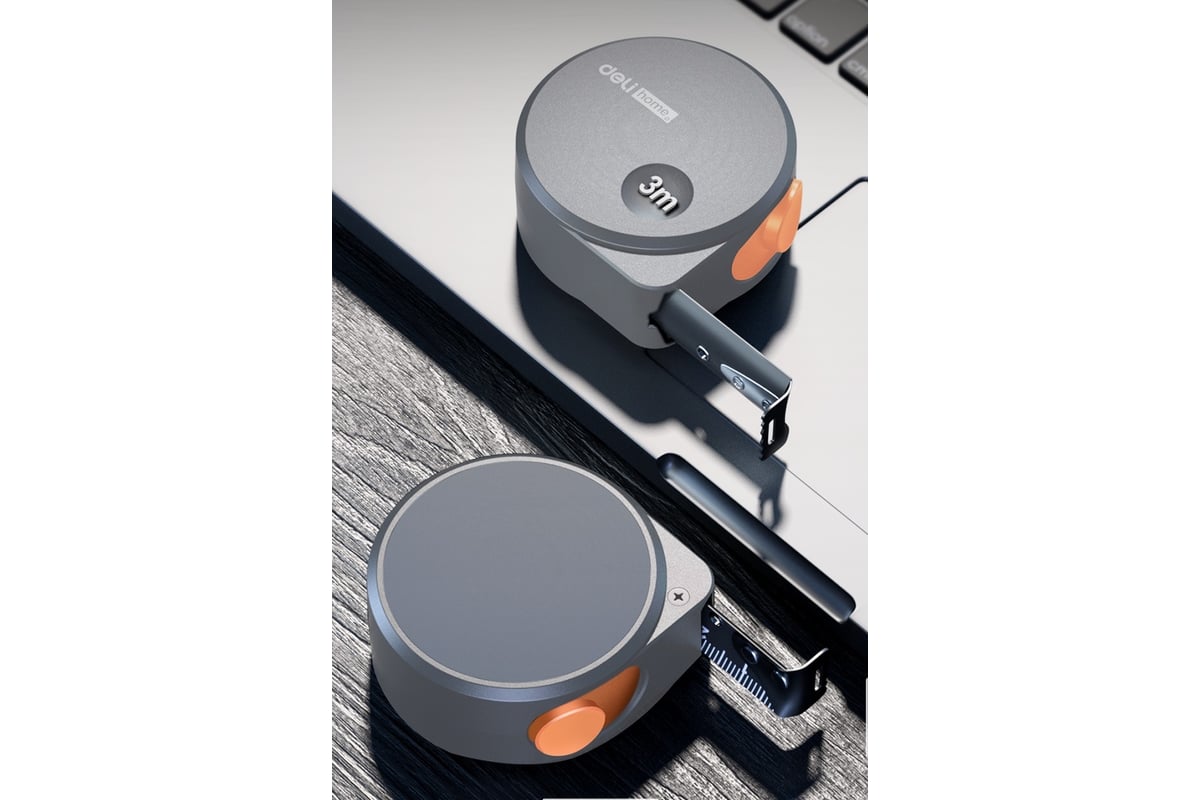 Рулетка DELI home series gray ht8316c 3мх16мм, эксклюзивный дизайн ...